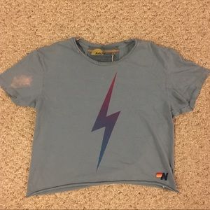 Aviator Crop Bolt Teeshirt ⚡️